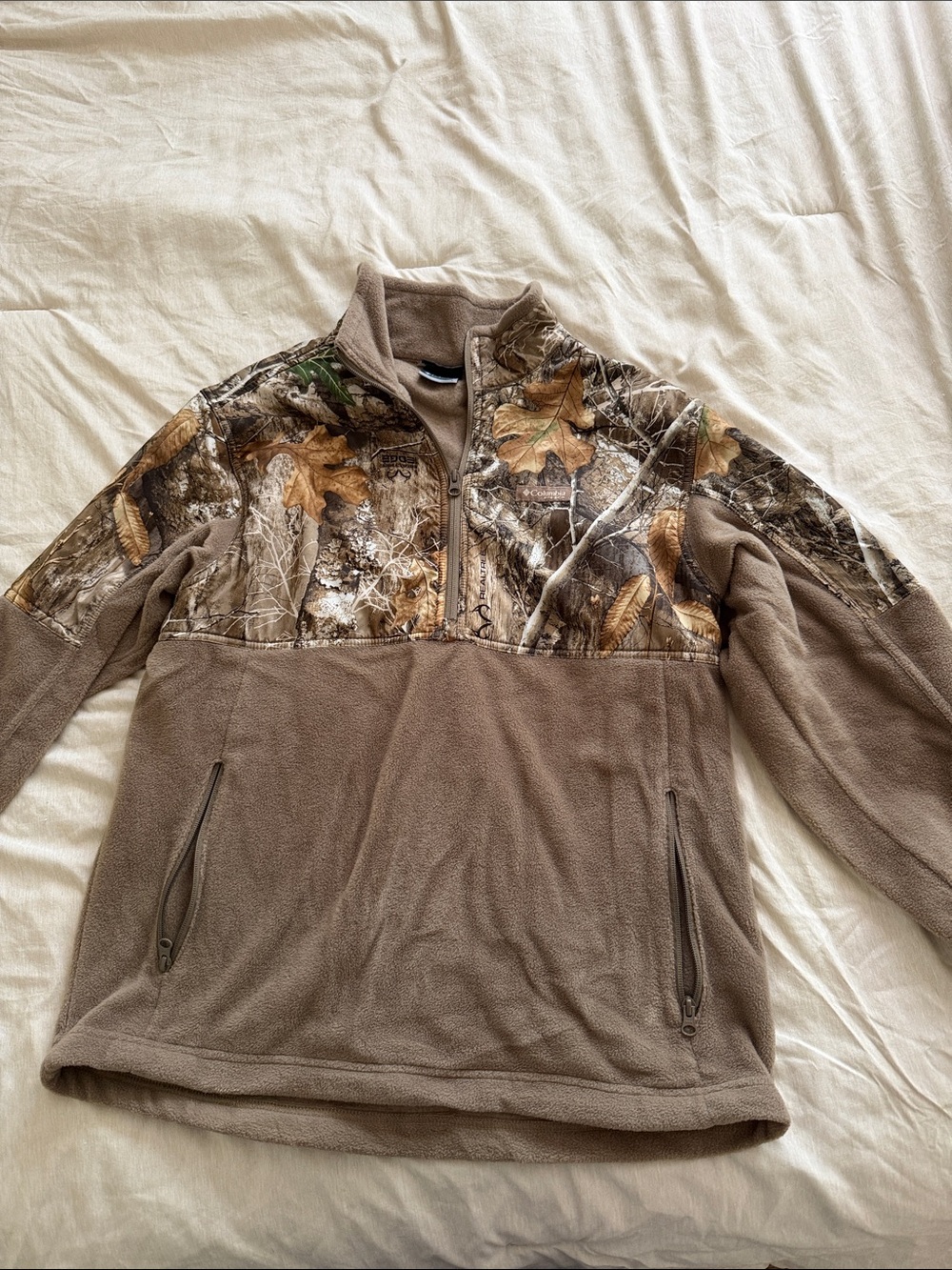 Columbia Realtree Fleece Quarter-Zip Pullover